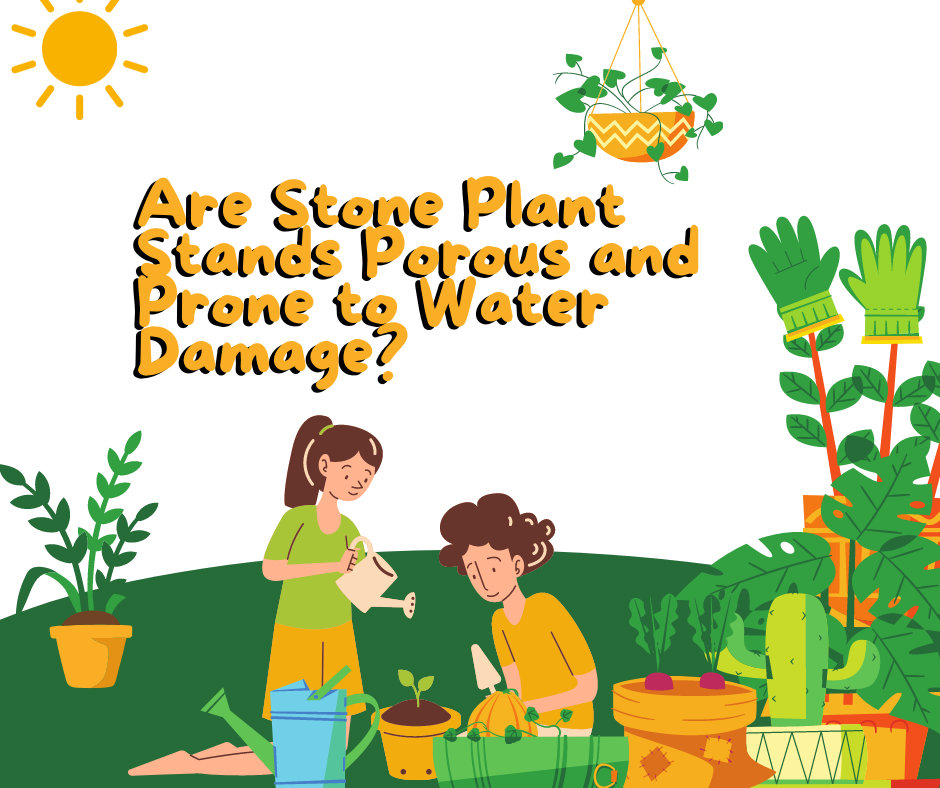 Are Stone Plant Stands Porous and Prone to Water Damage?