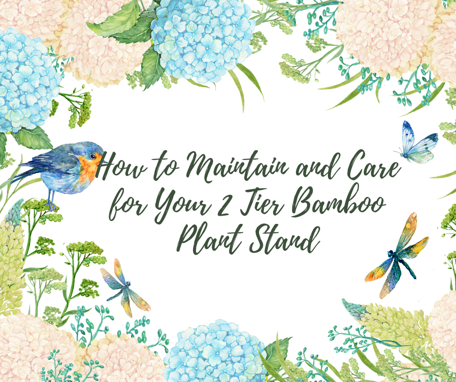 How to Maintain and Care for Your 2 Tier Bamboo Plant Stand